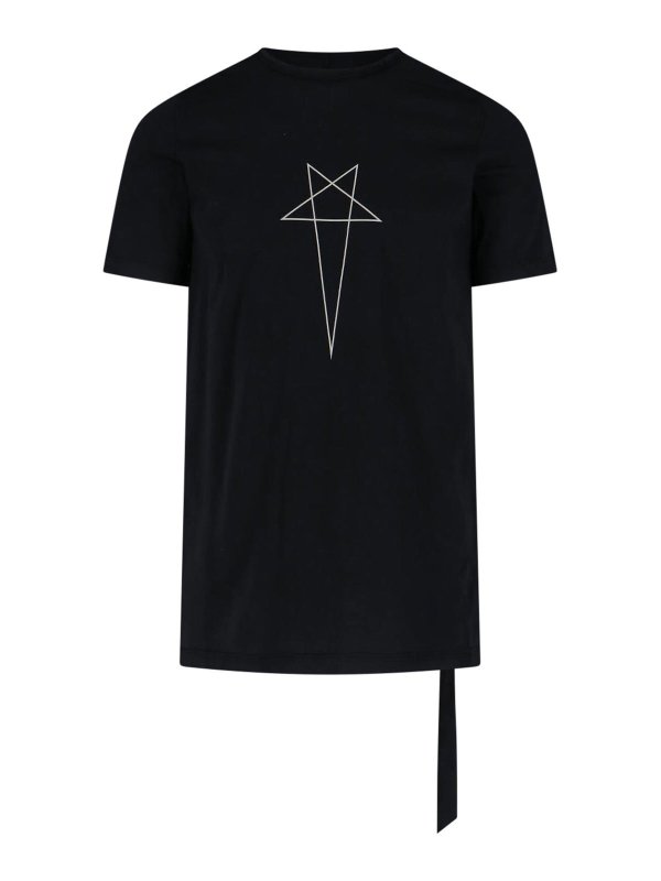 RICK OWENS: Camisetas - Camiseta - Negro