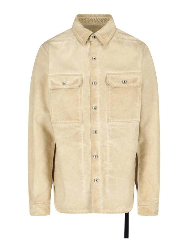 RICK OWENS: Camisas - Camisa - Beis