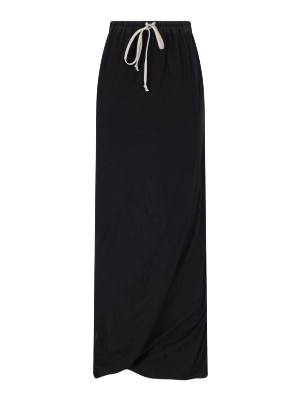 RICK OWENS: Faldas largas - Falda Larga - Negro