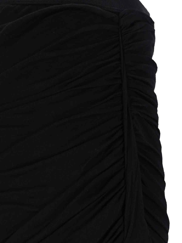 Langer Rock - Schwarz shop online: RICK OWENS