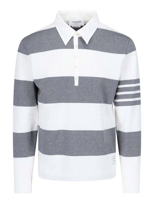THOM BROWNE: Polos - Polo - Blanco