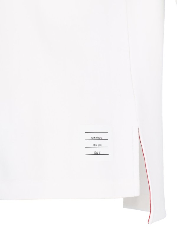 The Best Shops THOM BROWNE: T-shirts - T-Shirt - Weiß