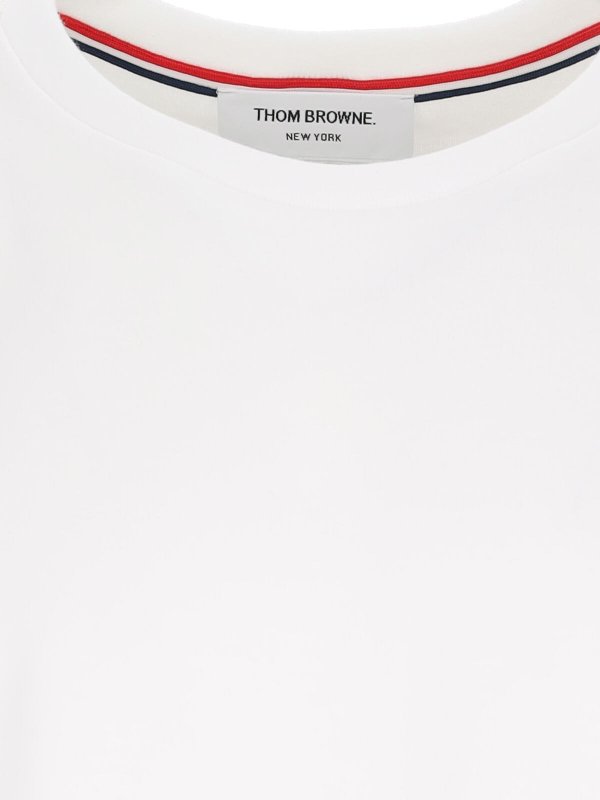 T-Shirt - Weiß shop online: THOM BROWNE