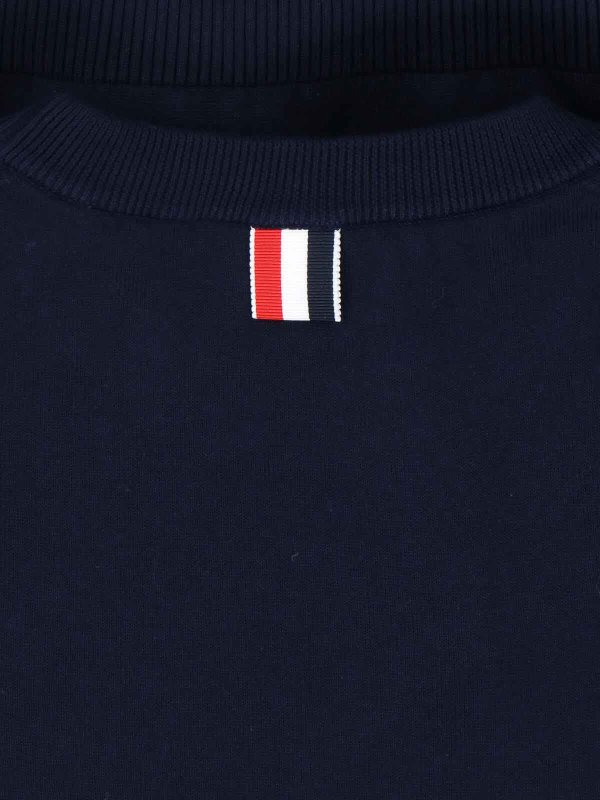 THOM BROWNE buy online Logo crewshot sweatshirt
