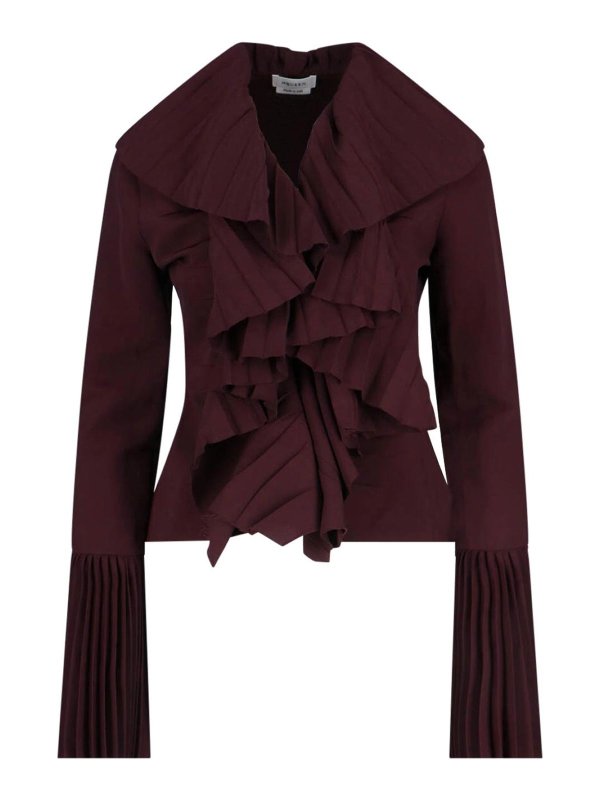 ALEXANDER MCQUEEN: blouses - Pleated blouse