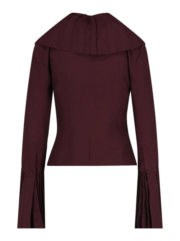 ALEXANDER MCQUEEN: blouses online - Pleated blouse