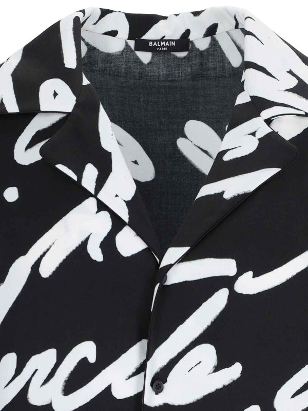 The Best Shops Balmain: camicie - Camicia Stampata