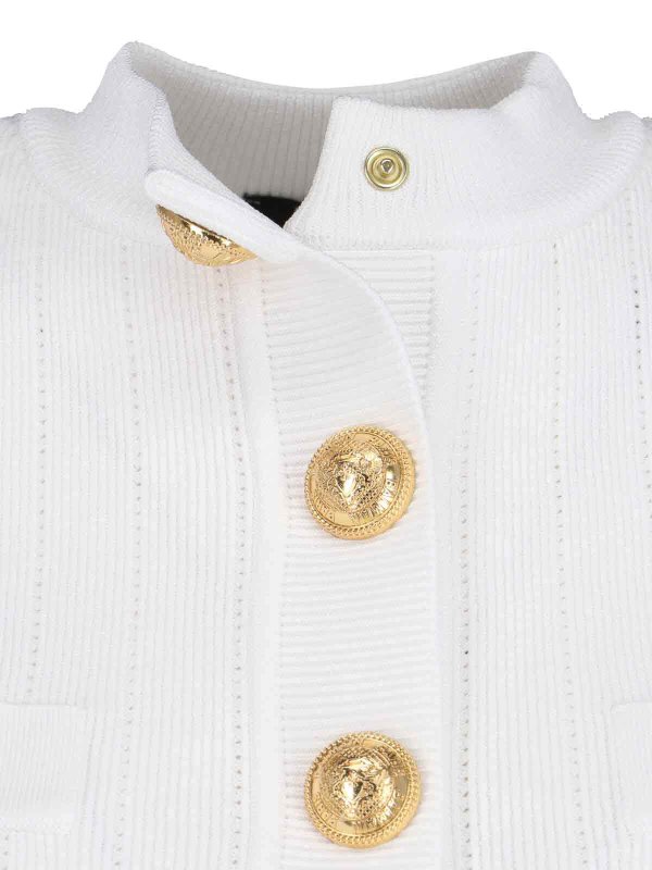 Balmain buy online Cardigan with decorative buttons