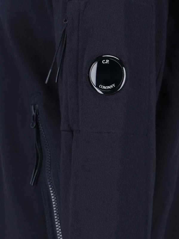 The Best Shops C.P. COMPANY: Sweatshirts & Sweaters - Logo zip sweatshirt