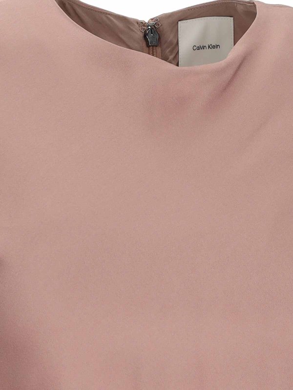 Knielanges Kleid - Nude shop online: CALVIN KLEIN