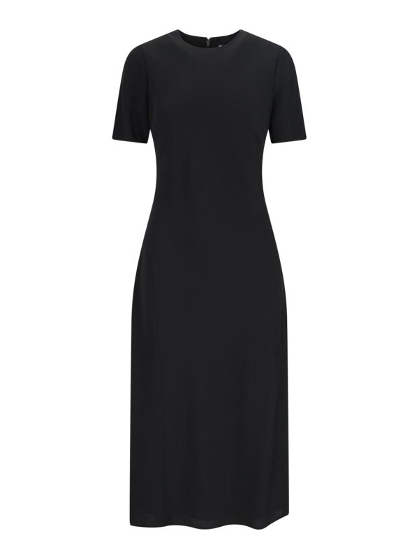 CALVIN KLEIN: ニーレングスドレス - 膝丈ドレス - 黒