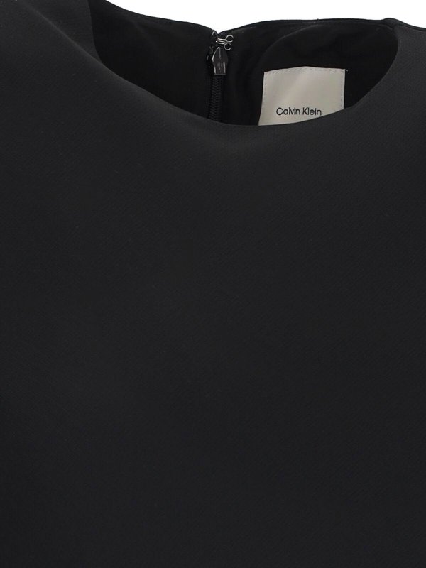 膝丈ドレス - 黒 shop online: CALVIN KLEIN