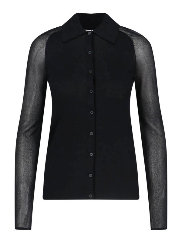 CALVIN KLEIN: maglia collo a barchetta - Camicia In Maglia