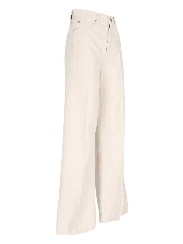 The Best Shops CALVIN KLEIN: Jeans évasés - Jean Bootcut - Blanc