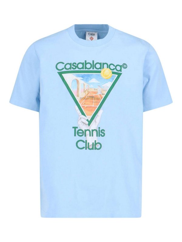 CASABLANCA: T-shirts - T-Shirt - Blau