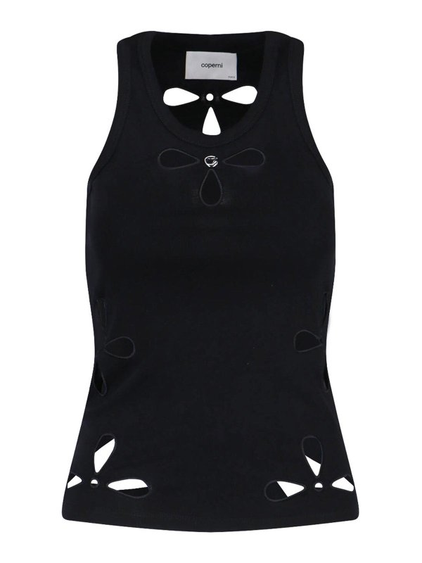 COPERNI: Tops y camisetas sin mangas - Top - Negro