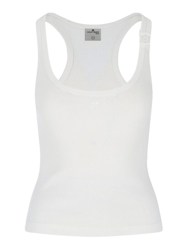 Courreges: Top e canotte - Canotta