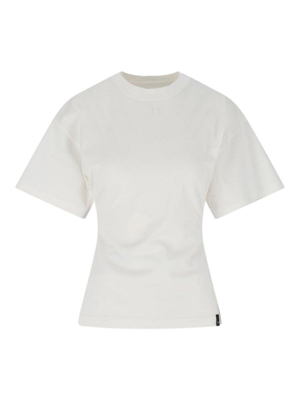 Courreges: Camisetas - Camiseta - Blanco