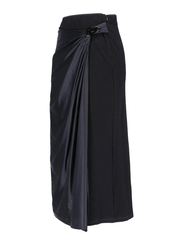 The Best Shops DIESEL: Jupes midi et au genou - Jupe Midi - Noir