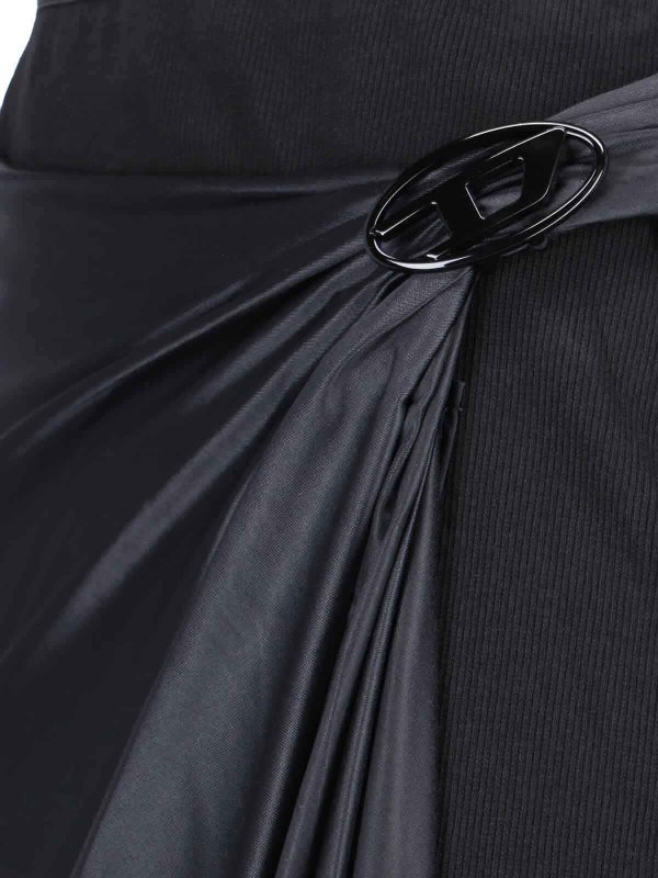 Jupe Midi - Noir shop online: DIESEL