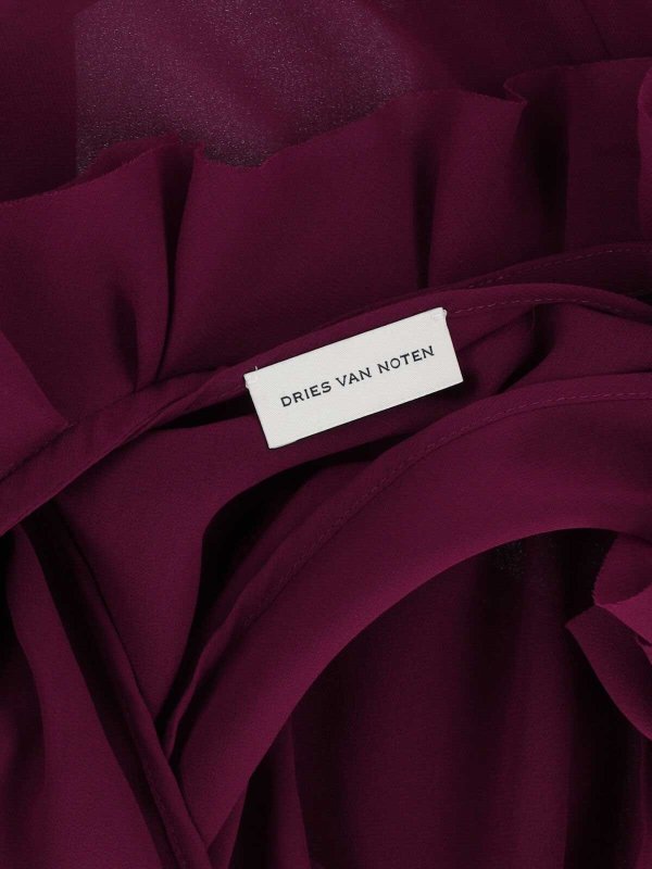 DRIES VAN NOTEN buy online ブラウス - 赤