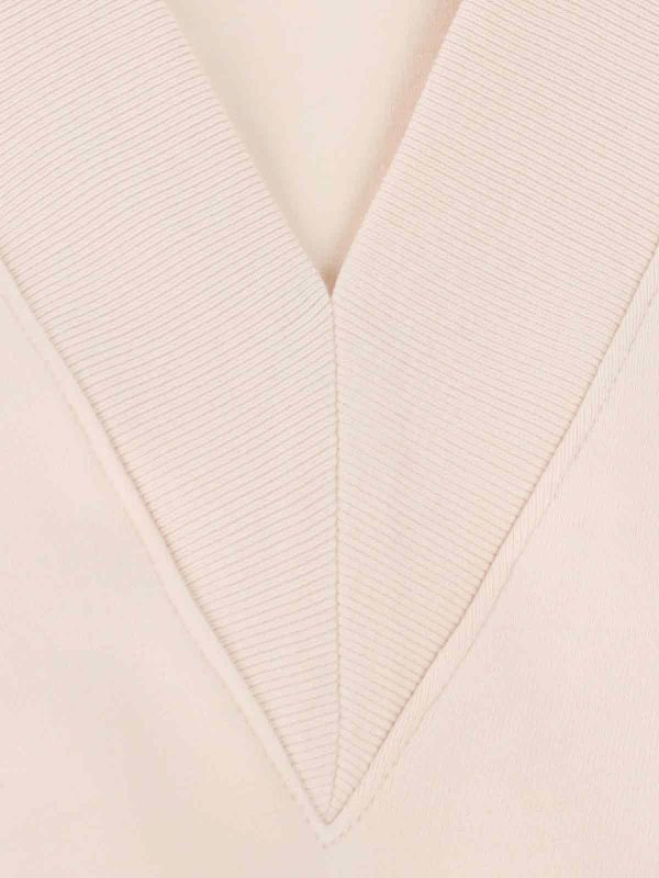 The Best Shops DRIES VAN NOTEN: U-Boot-Ausschnitt - U-Boot-Pullover - Weiß