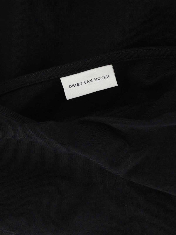 The Best Shops DRIES VAN NOTEN: トップス＆タンクトップ - トップ/タンクトップ - 黒