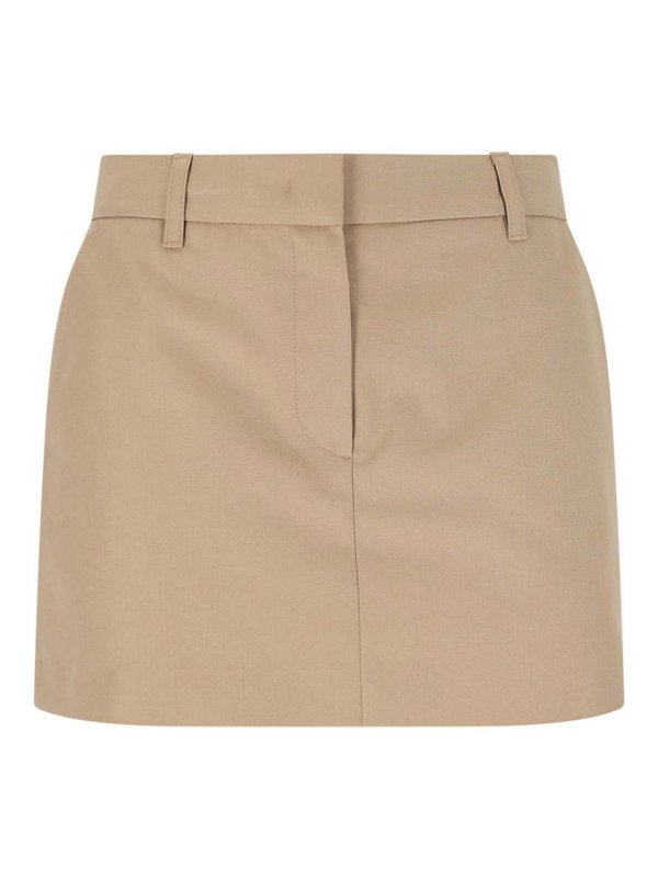 DUNST: mini skirts - Mini Logo skirt