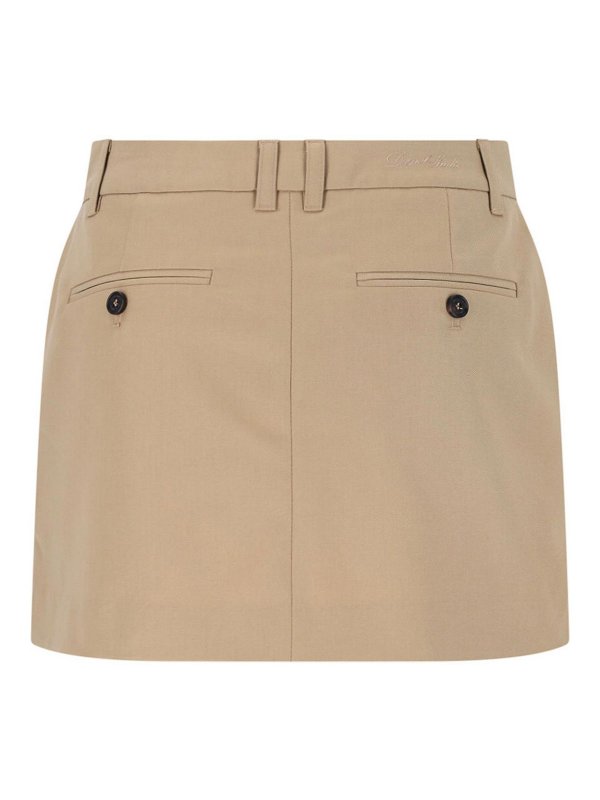 DUNST: mini skirts online - Mini Logo skirt