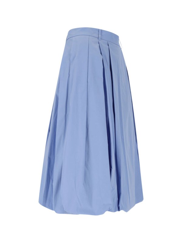 The Best Shops DUNST: ニーレングススカート＆ミディ丈 - 膝丈/ミディスカート - ブルー