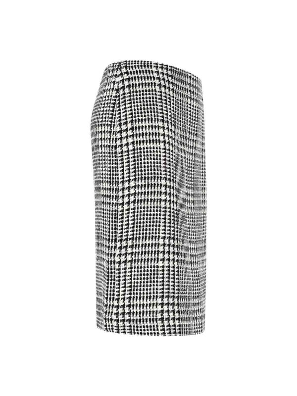The Best Shops Gianluca Capannolo: Knee length skirts & Midi - Midi Pied de Poule skirt