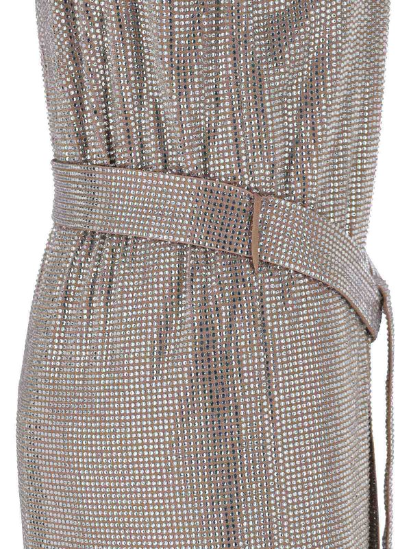 The Best Shops GIUSEPPE DI MORABITO: ニーレングスドレス - 膝丈ドレス - ブラウン