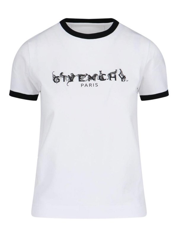 GIVENCHY: t-shirts - T-Shirt Logo