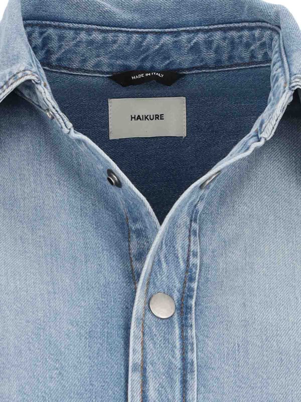 シャツ - ブルー shop online: HAIKURE