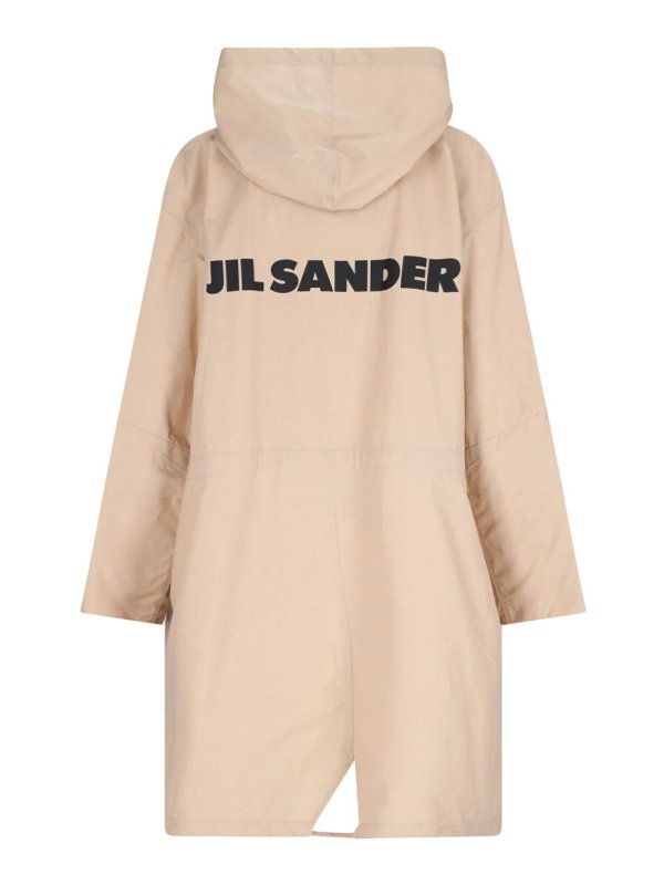 JIL SANDER: Parkas online - Parka - Beige