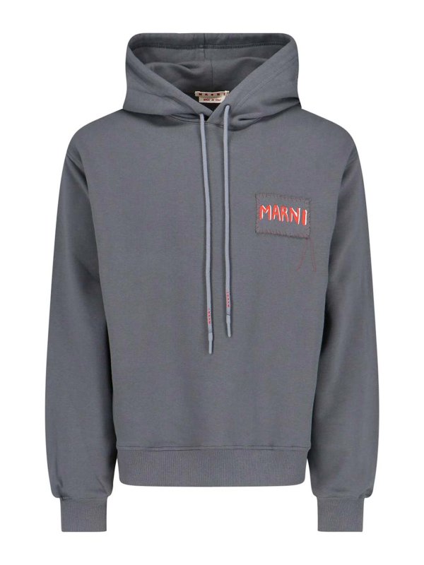 Marni: Sweatshirts & Pulls - Sweat-Shirts - Gris