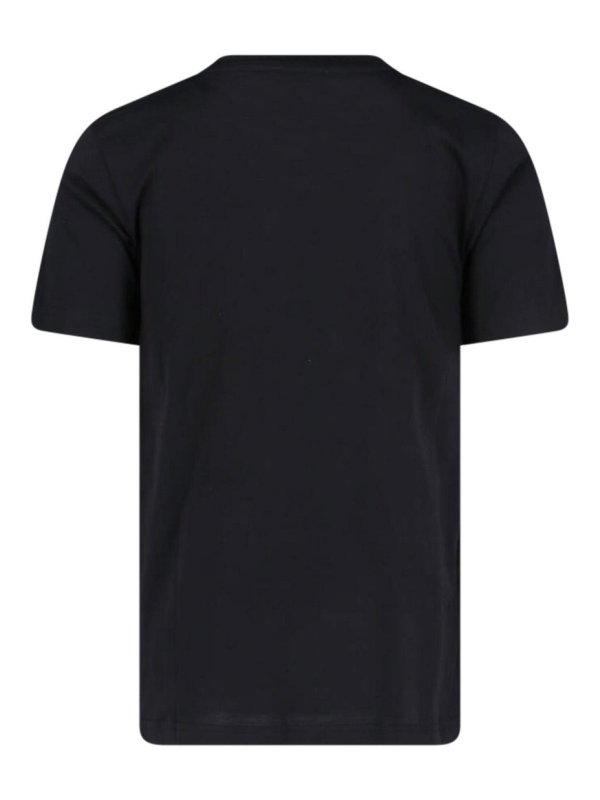 Tシャツ・カットソー MARNI Men T-shirt Black HUMU0198X0UTC446 00N99 Black organic cotton T-shirt with Marni patch | Marni