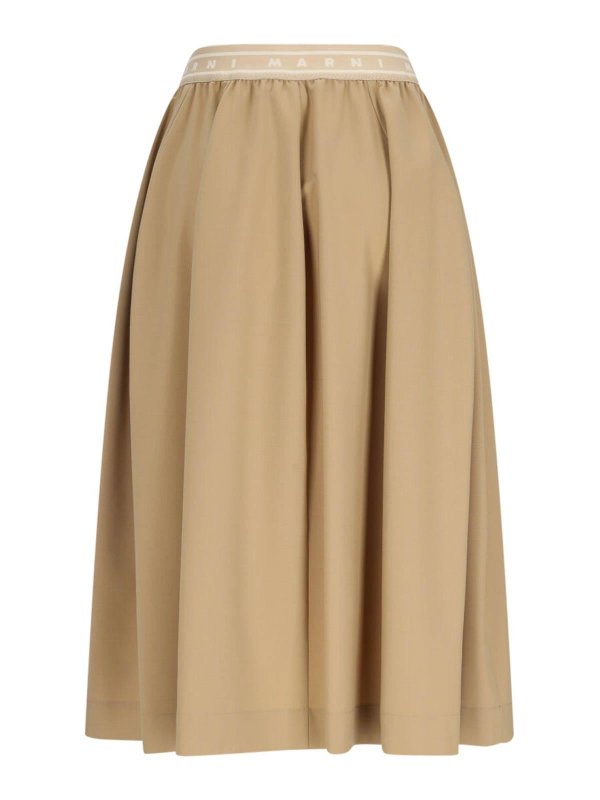 Marni: Knee length skirts & Midi - Flared midi skirt