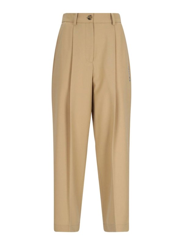 Marni: casual trousers - Logo Logo trousers
