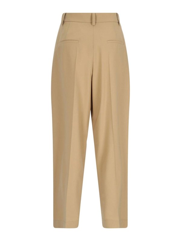 Marni: casual trousers online - Logo Logo trousers