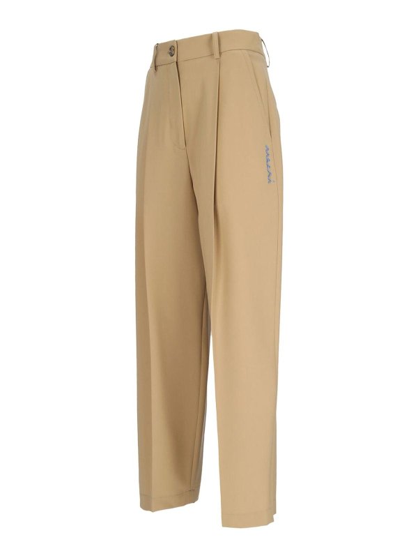 The Best Shops Marni: casual trousers - Logo Logo trousers