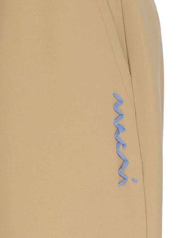 Logo Logo trousers shop online: Marni