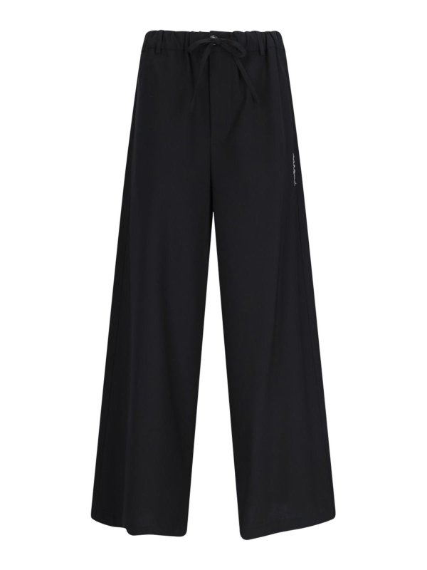 Marni: カジュアルトラウザー - カジュアルパンツ - 黒