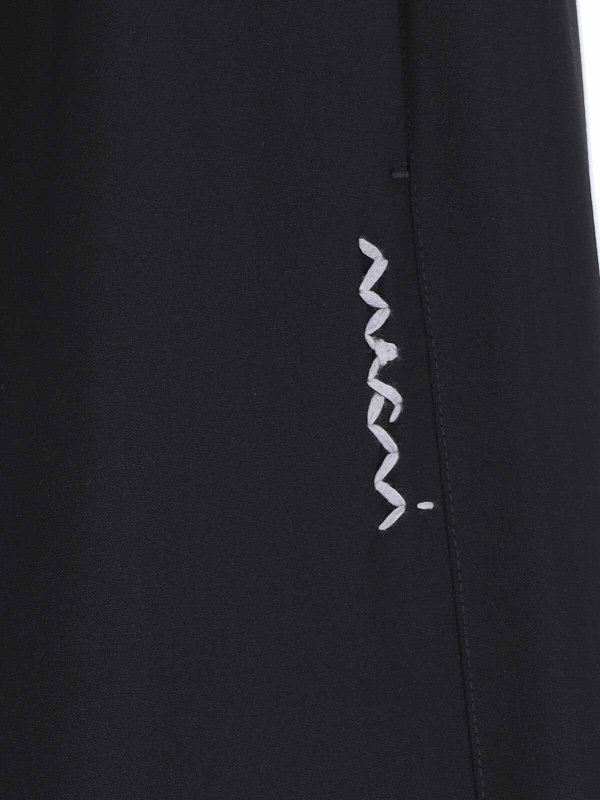 カジュアルパンツ - 黒 shop online: Marni