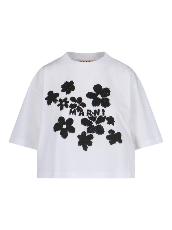 Marni: Camisetas - Camiseta - Blanco