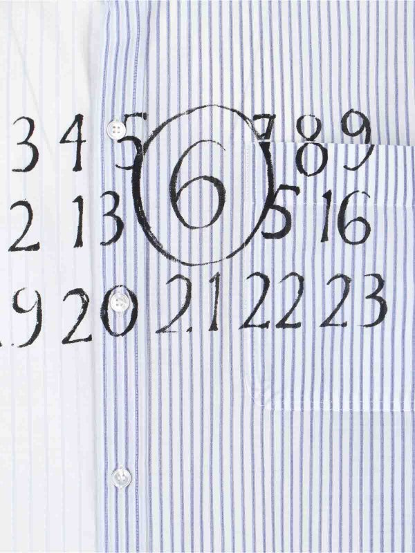 The Best Shops MM6 MAISON MARGIELA: camicie - Camicia  Asimmetrica