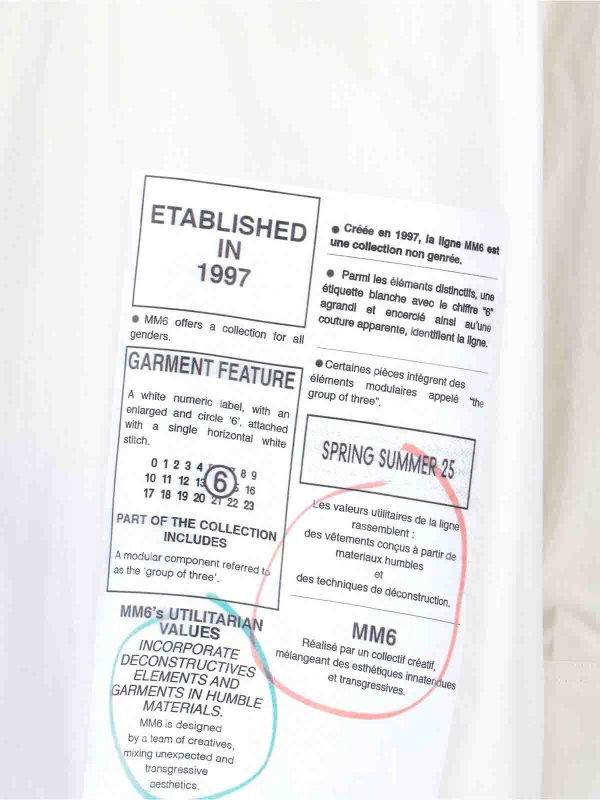 Hemd - Weiß shop online: MM6 MAISON MARGIELA