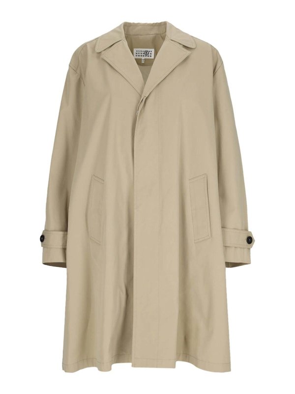 MM6 MAISON MARGIELA: Manteaux courts - Manteau Court - Beige