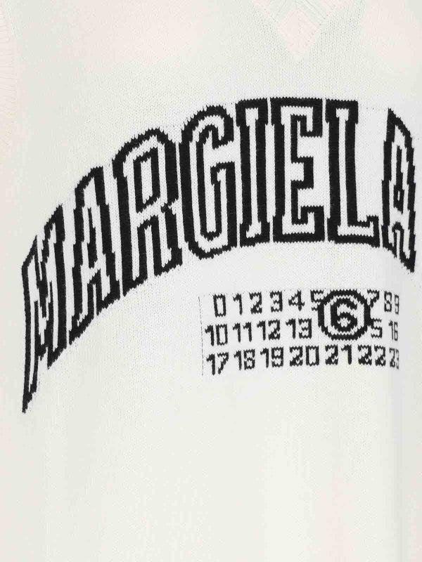 ショートドレス - 白 shop online: MM6 MAISON MARGIELA