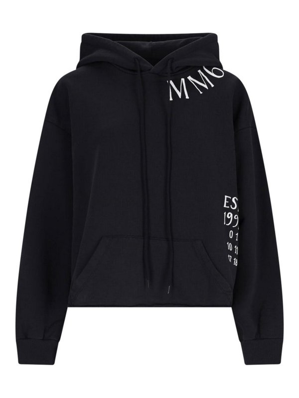 MM6 MAISON MARGIELA: Sudaderas y suéteres - Sudadera - Negro